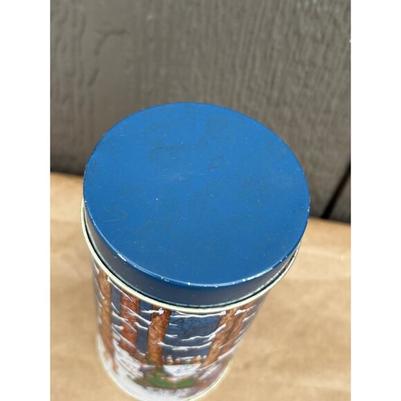 Vintage 1983 Christmas Tin Midwest Importers of Cannon Falls Santa Claus Sleigh - Picture 2 of 9